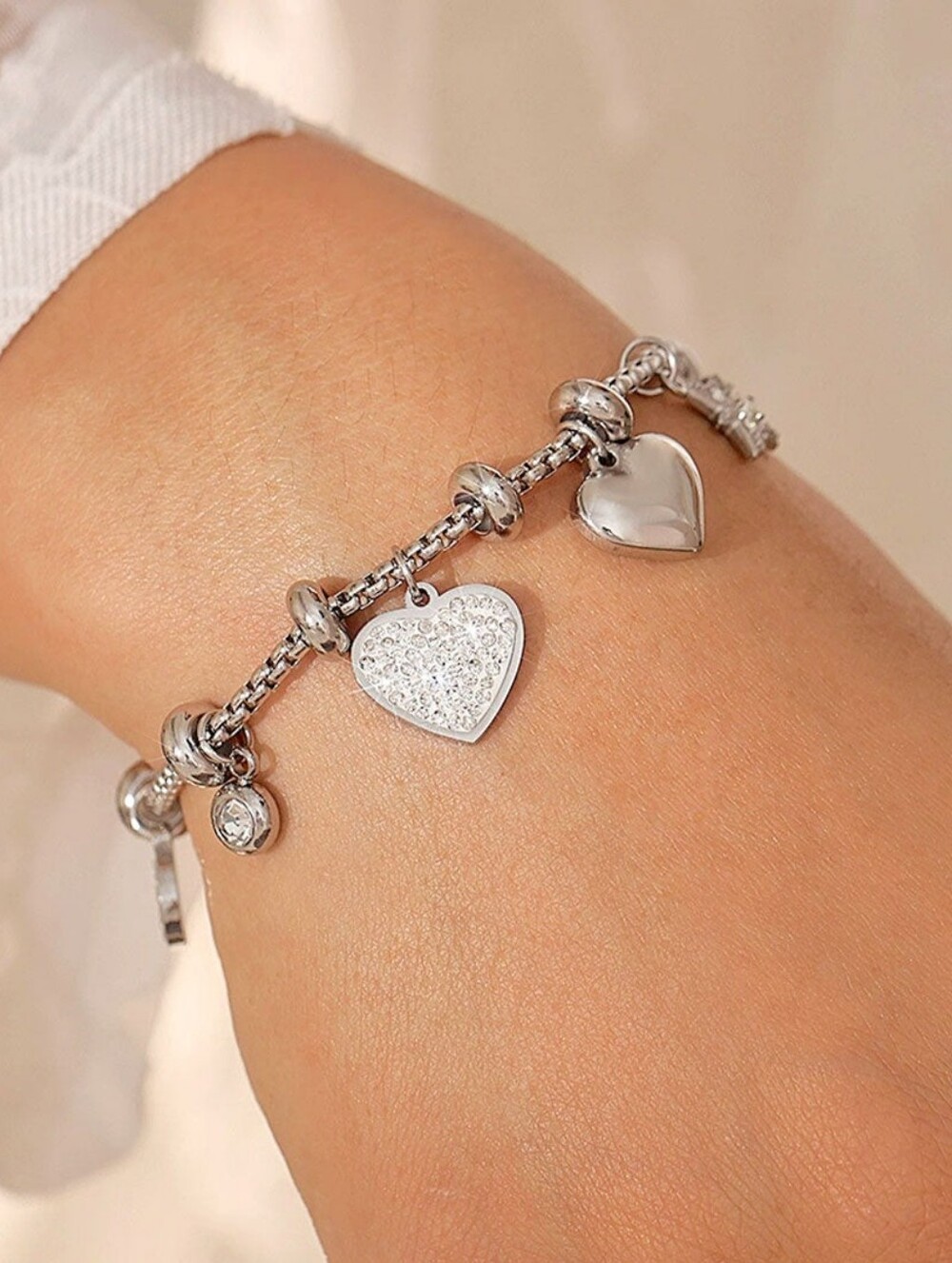 Silver Charm Bracelet - Picture 6 of 7